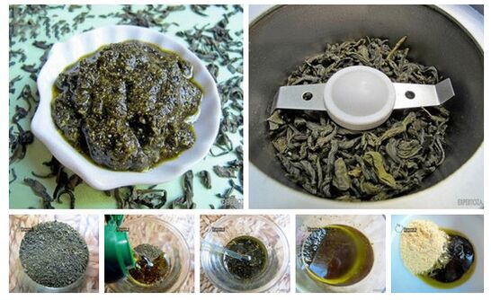 té verde mascarillas